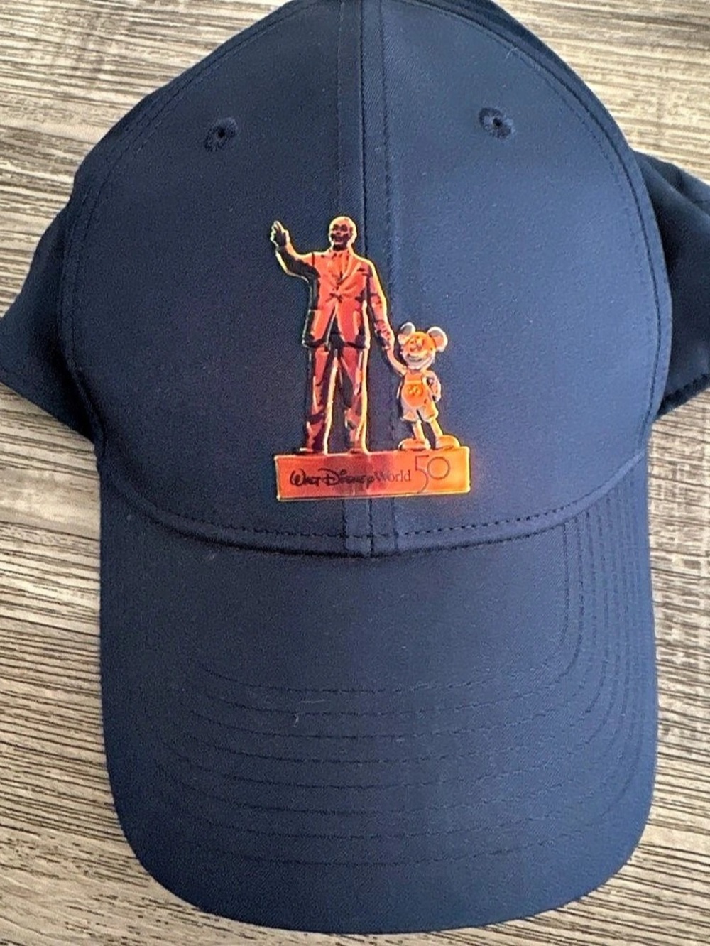 Disney 50th Anniversary Blue Adjustable Hat Like New